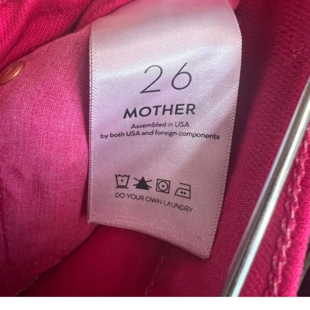 Mother The Insider Crop Step Fray Jeans denim Sorbet revolve 26 $220 classic - Picture 5 of 7